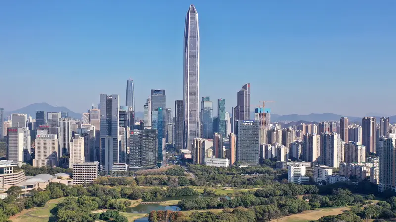 Shenzhen Ping An Finance Center Skyline