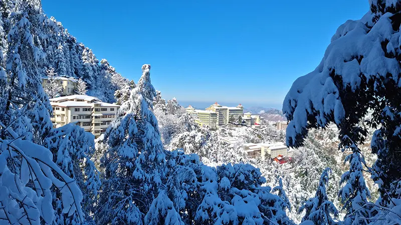 Snow-covered Shimla