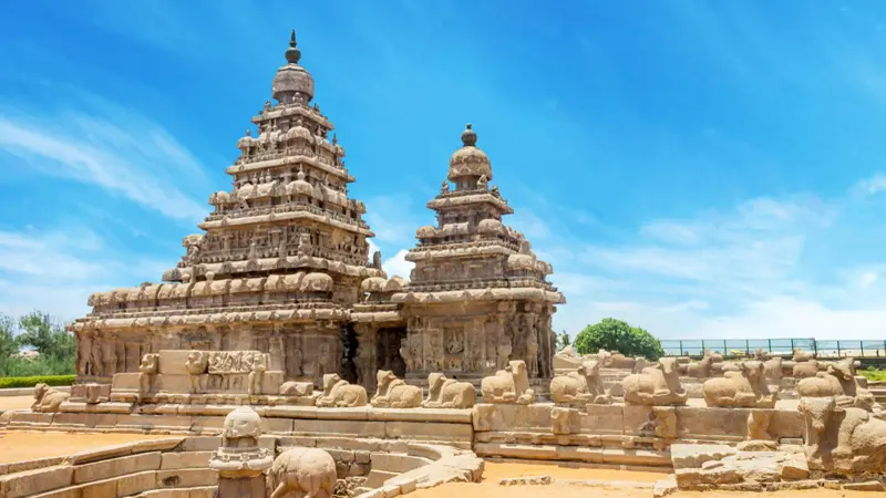 UNESCO Shore Temple at Mahabalipuram near Chennai