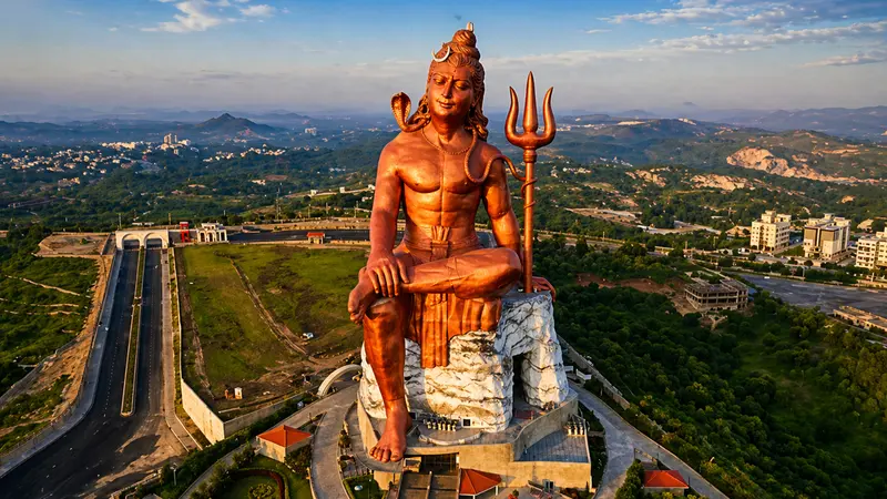 Statue Of Shiva Vadodara Spiritual Landmark