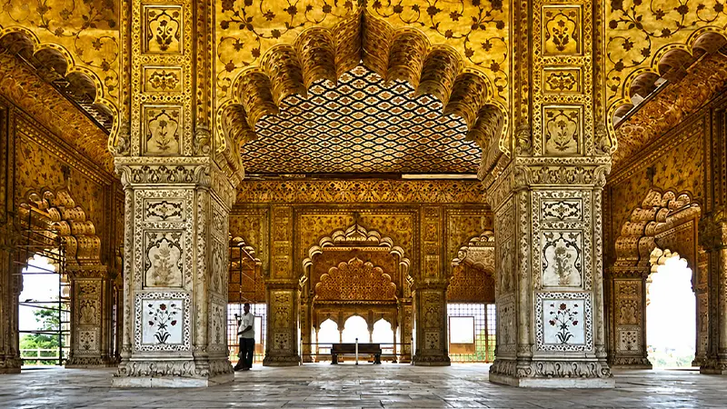 Taj Mahal Interior Marble Architecture