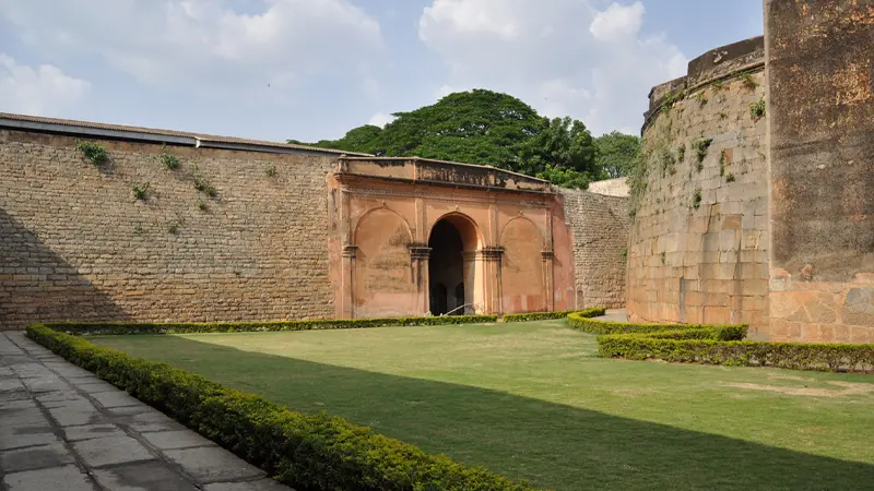 Historic Tipu Sultan Fort in Bangalore