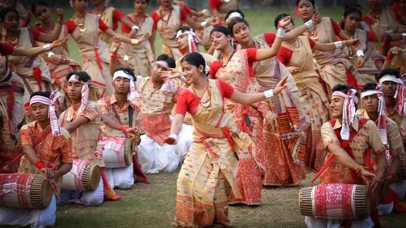 Traditional Bihu Dance Assam