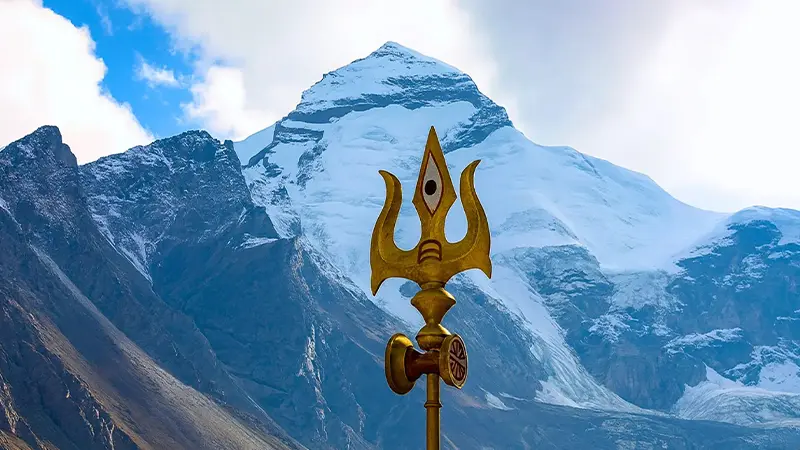Trishul Kailash Mountain Backdrop