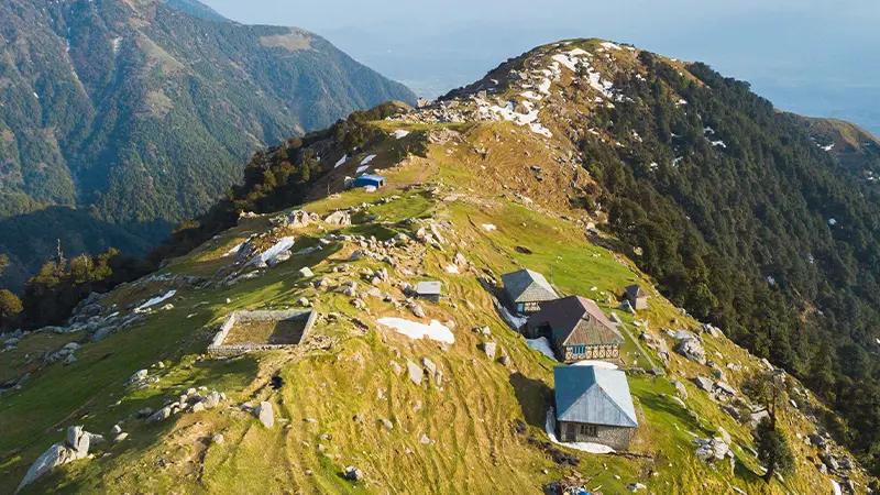 Triund Ridge Aerial Himalayan View