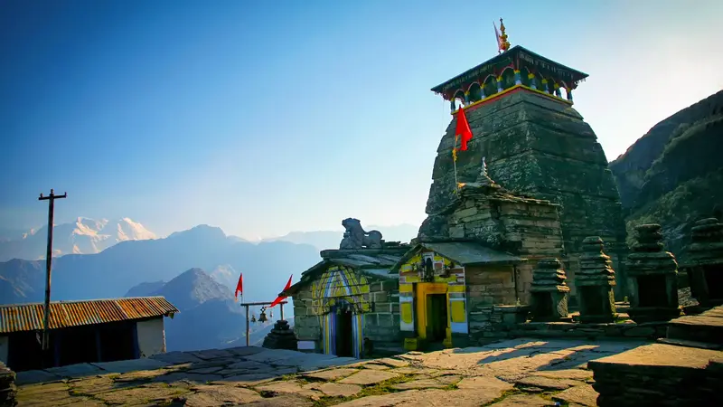Ancient Tungnath Temple in the Garhwal Himalayas