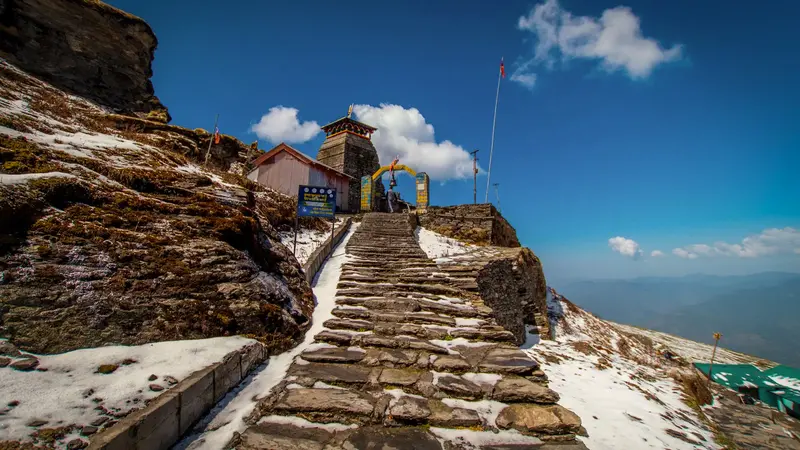 Tungnath Temple Stone Steps