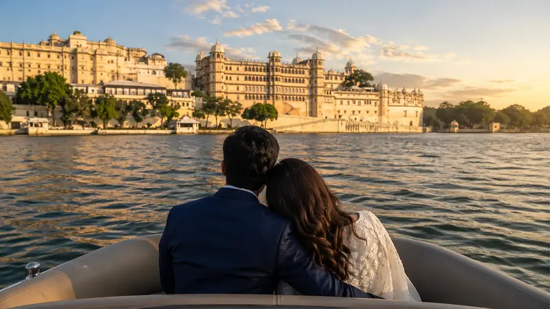 Udaipur Lake Pichola Couple Boat Ride
