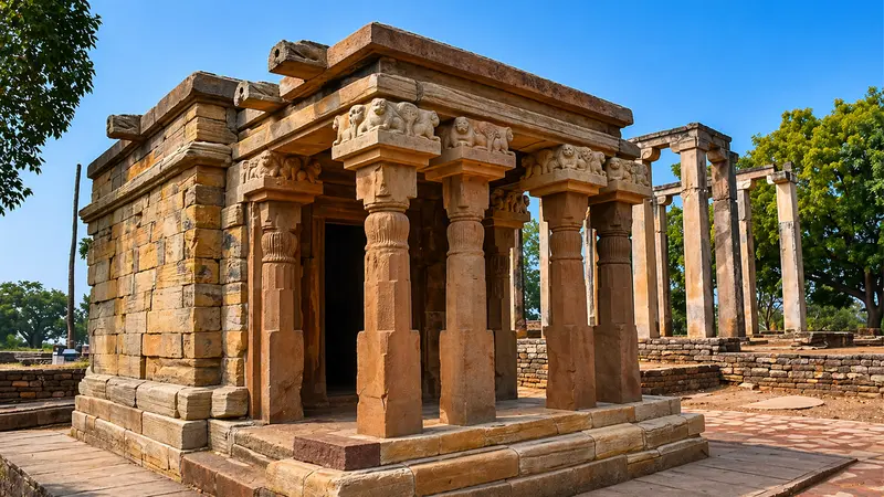 Udayagiri rock-cut temple at Vidisha