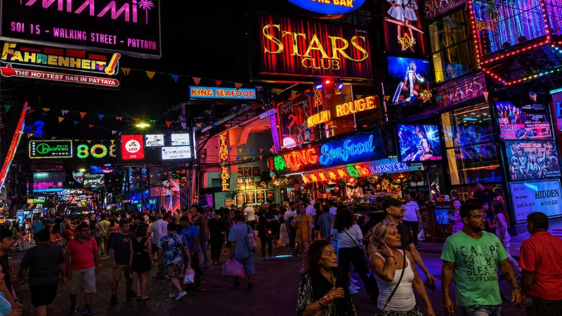 Walking Street Pattaya Nightlife