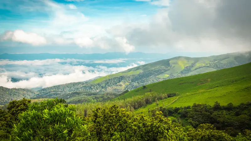 Western Ghats Hill Landscape Karnataka