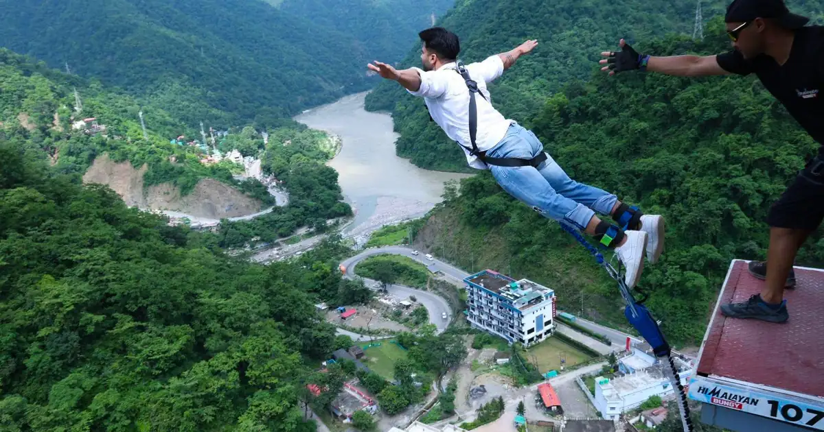 Adventure Activities in Uttarakhand - 03. Bungee Jumping