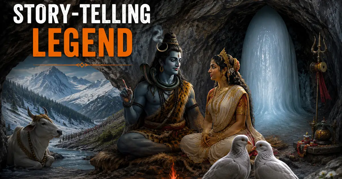 Amarnath – The Holy Cave Of Natural Ice Shivling - Story-Telling Legend