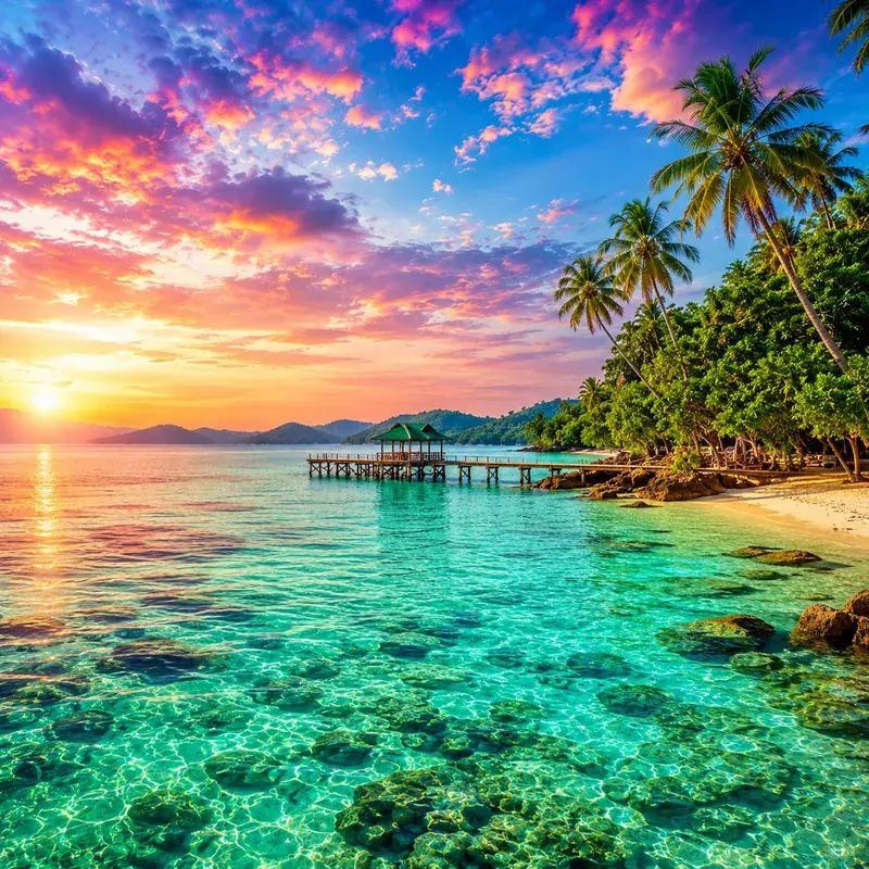 Andaman turquoise water