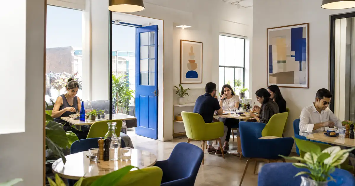 The Blue Door Café, Khan Market