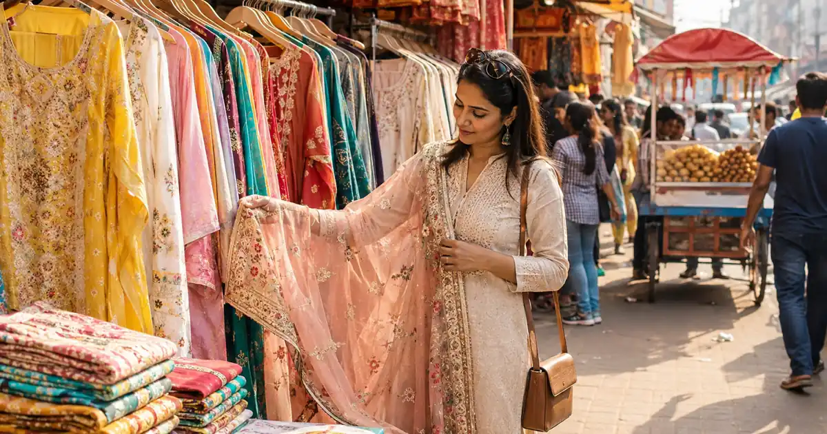 Lajpat Nagar - Ethnic Wear and Street Food