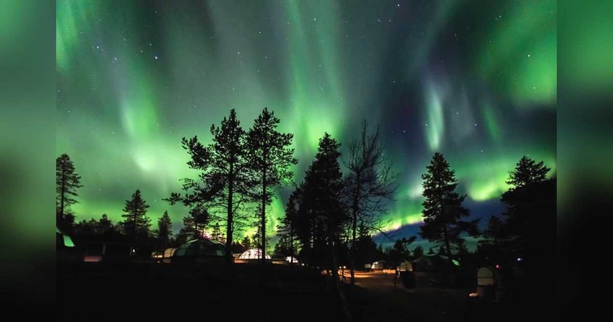 Kakslauttanen Finland Northern Lights