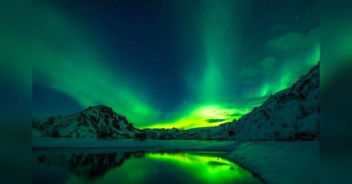 Reykjavik Iceland Northern Lights