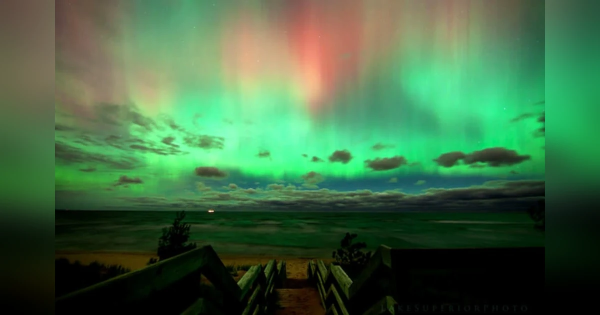 The Upper Peninsula Michigan Northern Lights