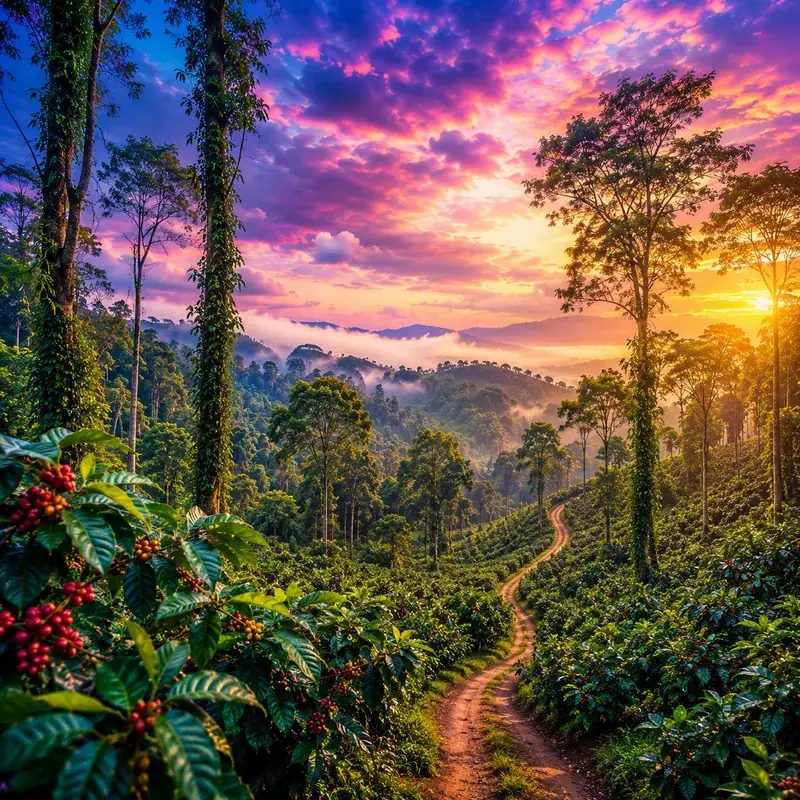 Coorg coffee estate