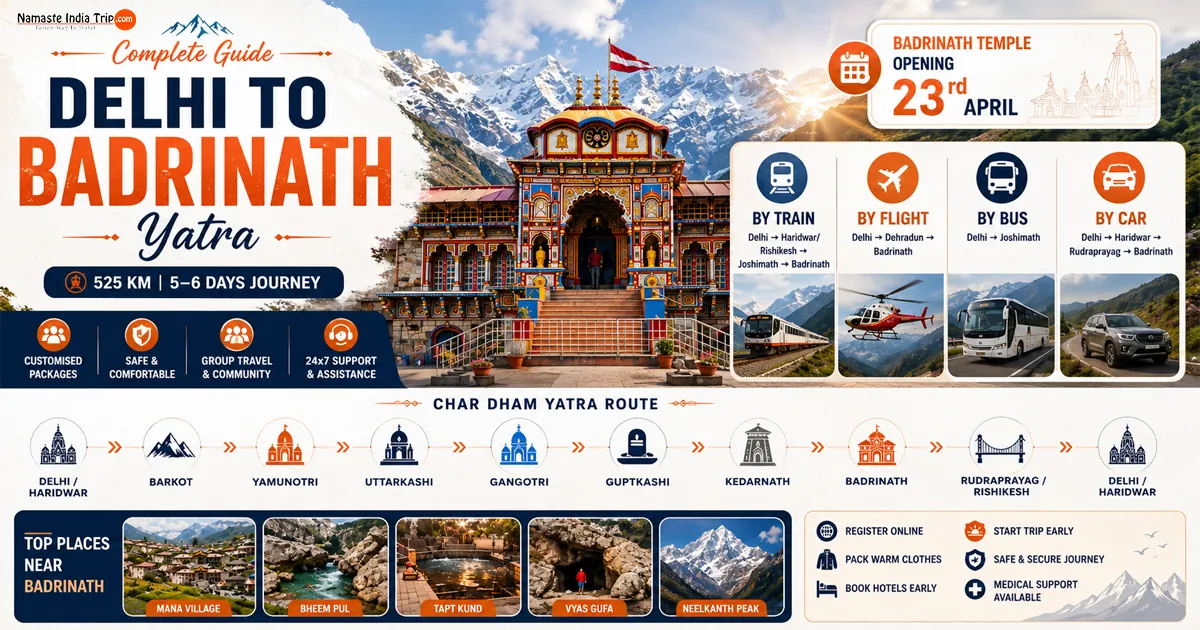 Delhi to Badrinath