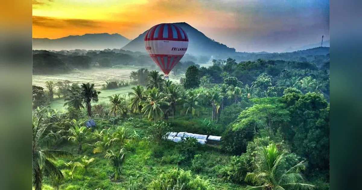 Hot Air Balloon Ride In Dambulla, Sri Lanka