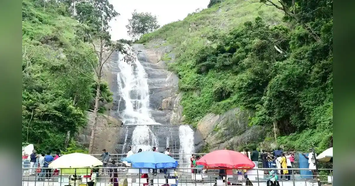 Silver Cascade Kodaikanal in tamil nadu