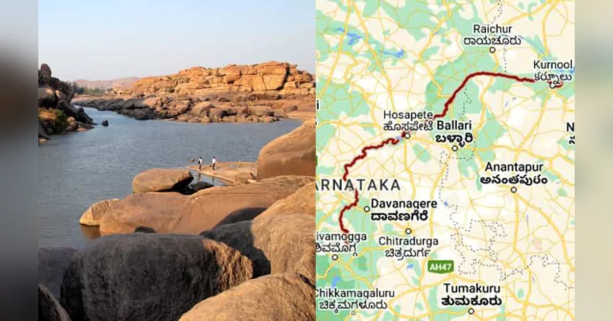 Tungabhadra River - Longest Rivers in India