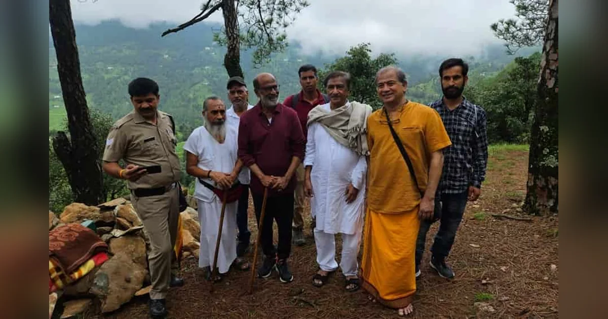 Rajinikanth Visit Babaji caves in Uttarakhand