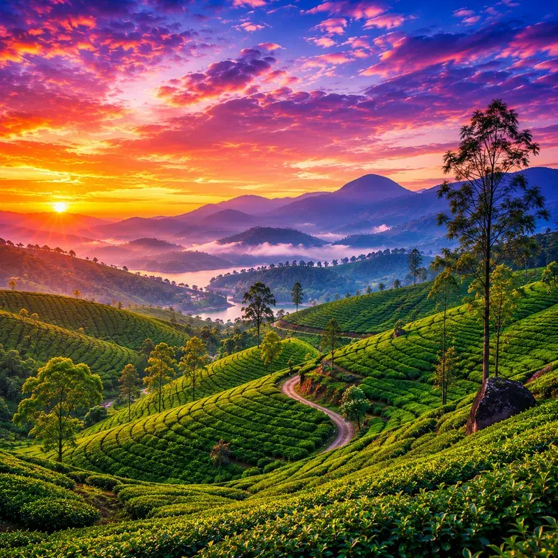 Munnar tea hills