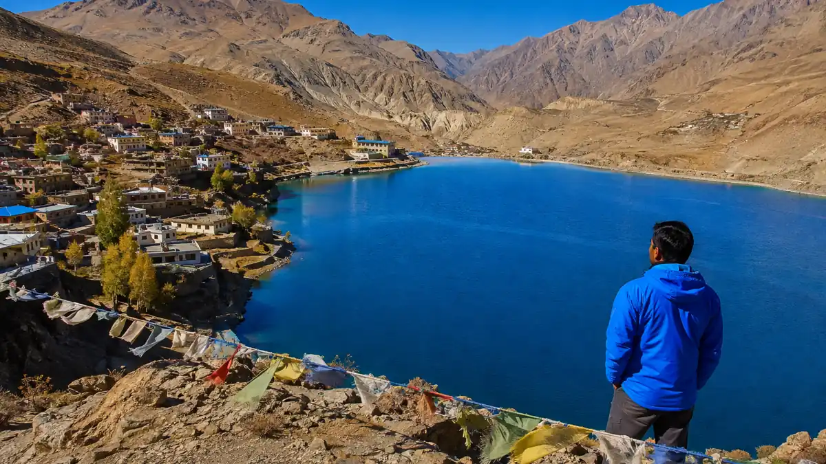 Nako a Lake in Himachal Pradesh