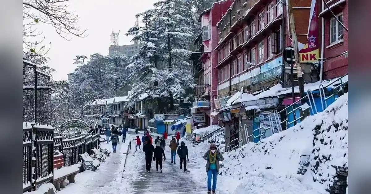 Nainital after Snowfall in Uttarakhand