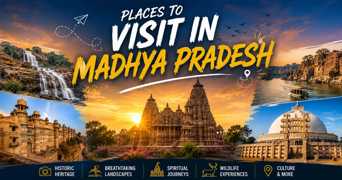 Places to visit in Madhya Pradesh