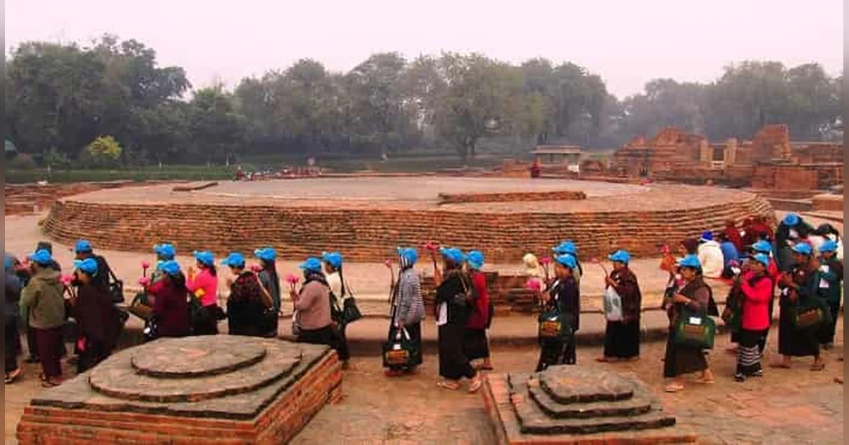 Circumambulating Stupas