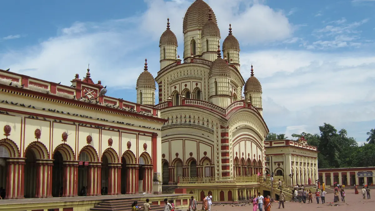 Dakshineswar Kali Temple on the banks of the Hooghly River