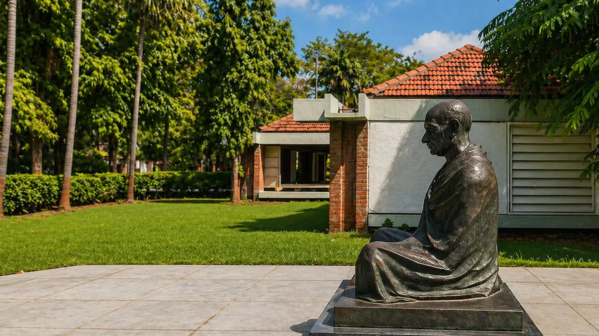 Sabarmati Gandhi Ashram in Ahmedabad Gujarat