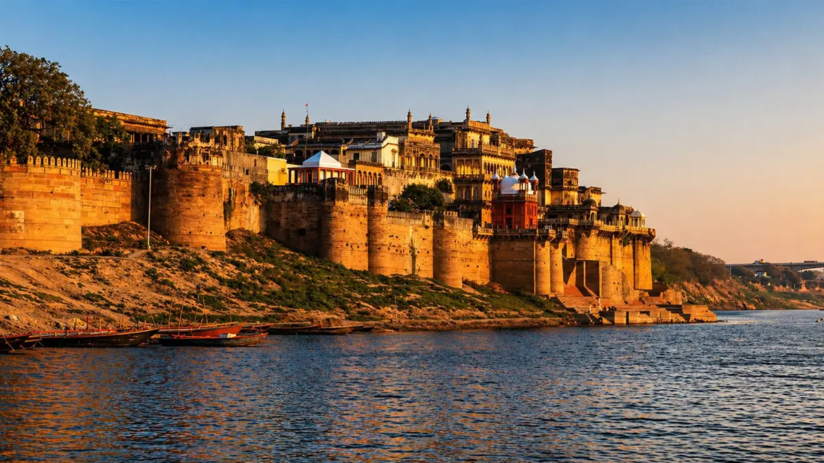 Golden Riverside Ramparts