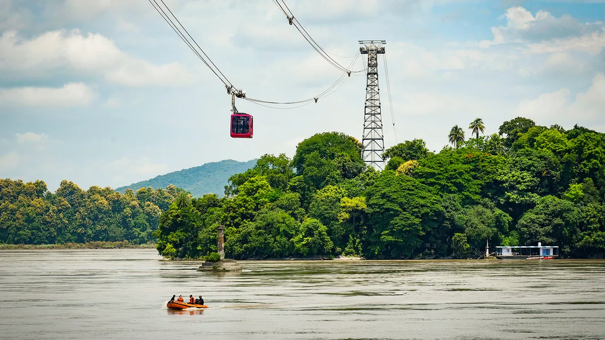 Guwahati Ropeway Brahmaputra River