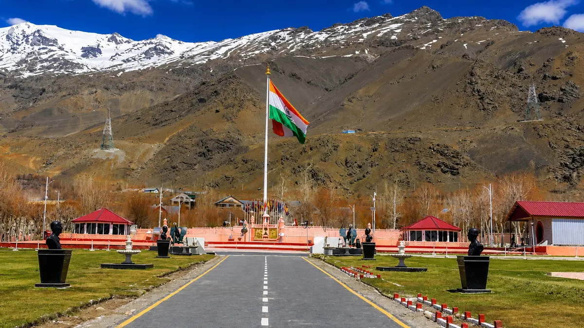 Hall of Fame memorial in Leh