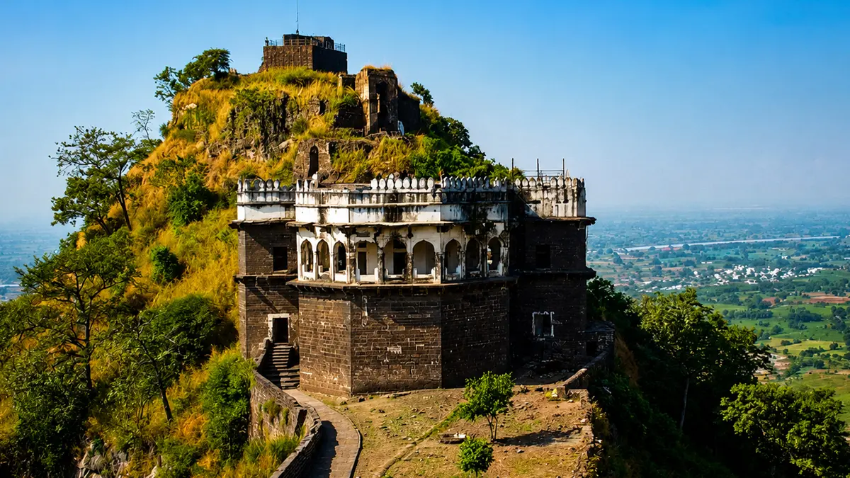 Historic hilltop bastion offering panoramic views of surrounding landscapes and cultural heritage