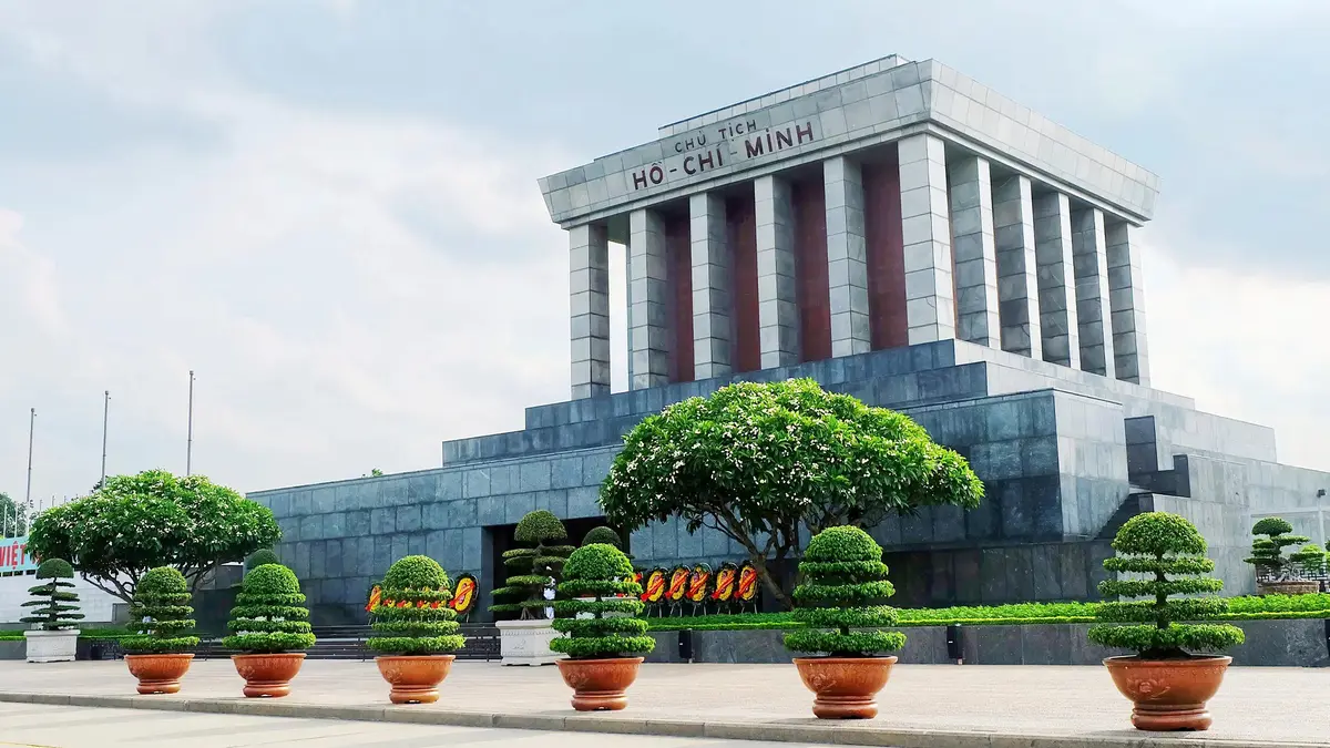 Ho Chi Minh Mausoleum in Ba Dinh Square, Hanoi