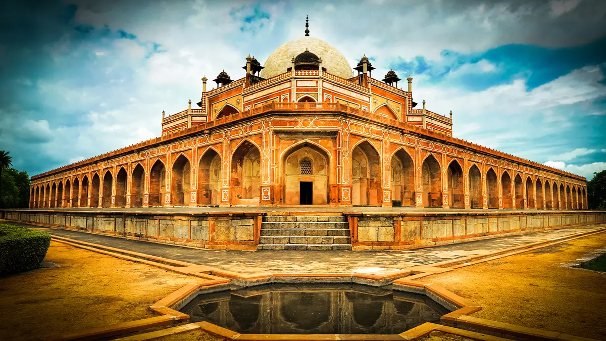 UNESCO World Heritage Humayun's Tomb in New Delhi