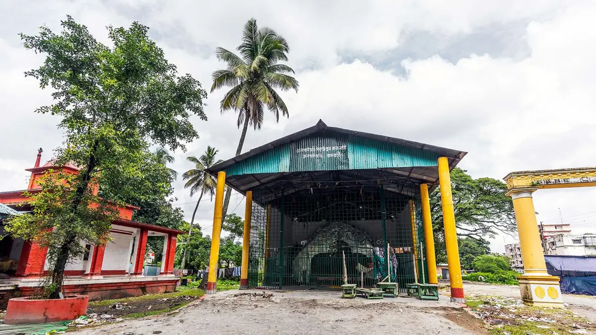 Jalpesh Temple, a revered Shiva temple in North Bengal surrounded by greenery