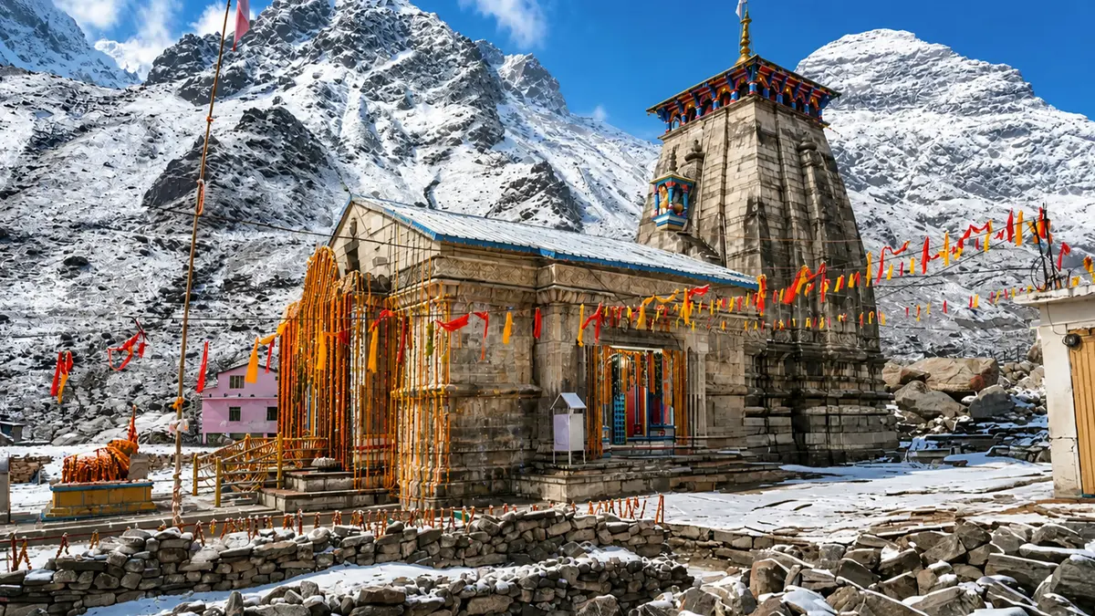 Kedarnath Temple Side Elevation