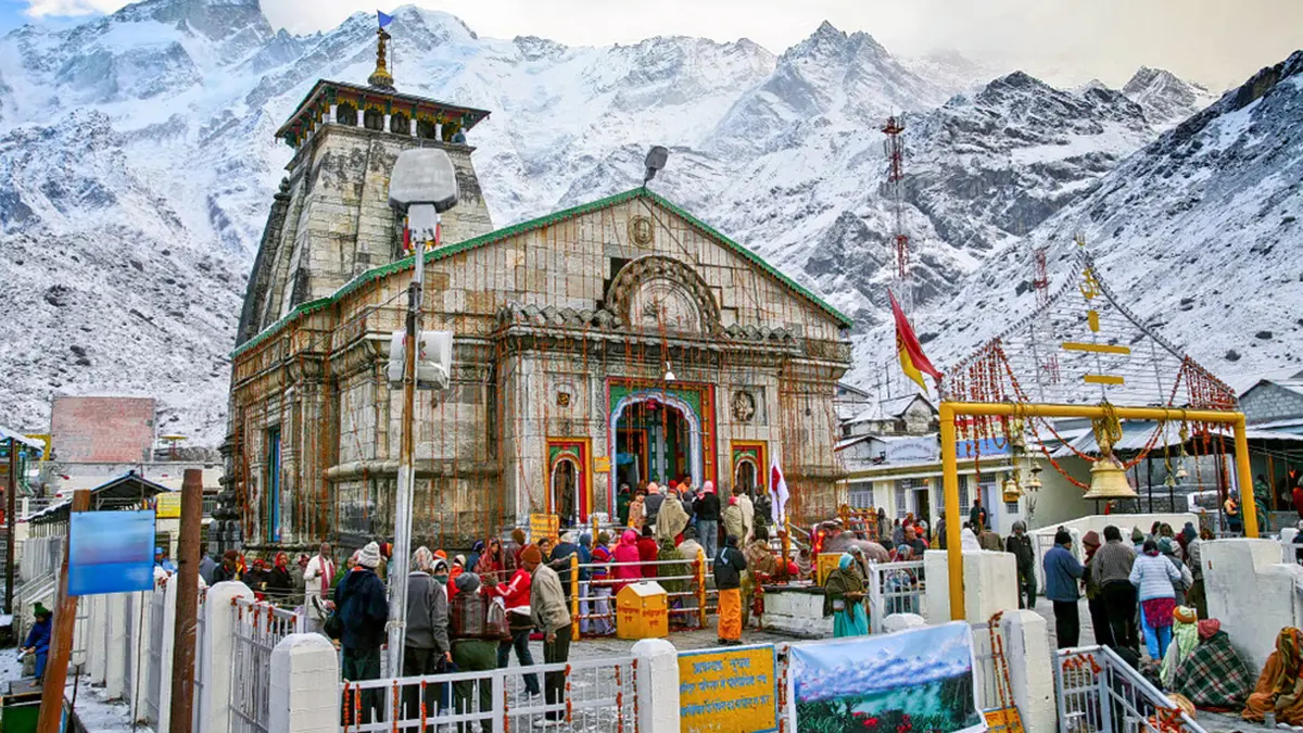Kedarnath Temple winter pilgrimage in Uttarakhand