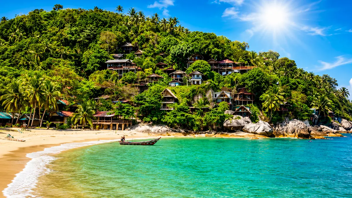 Hidden beach at Koh Phangan