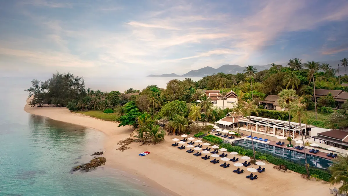 Luxury beachfront resort on Koh Samui Island