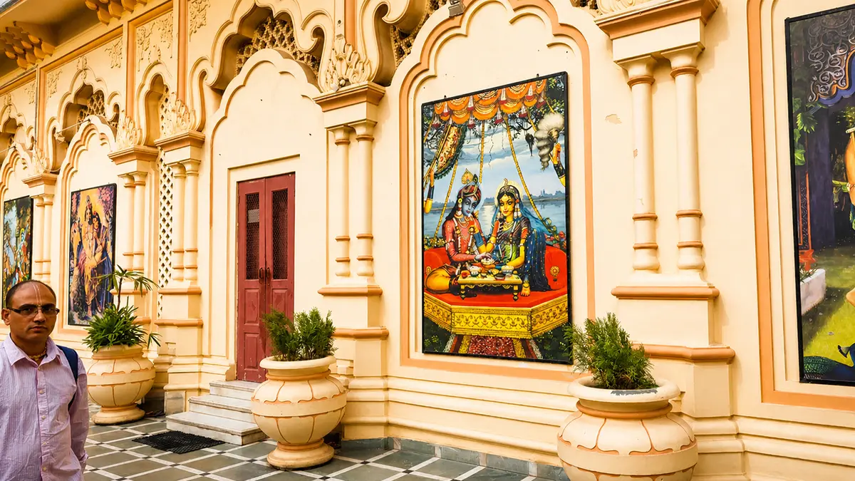 Krishna Leela Art Gallery Vrindavan Temple