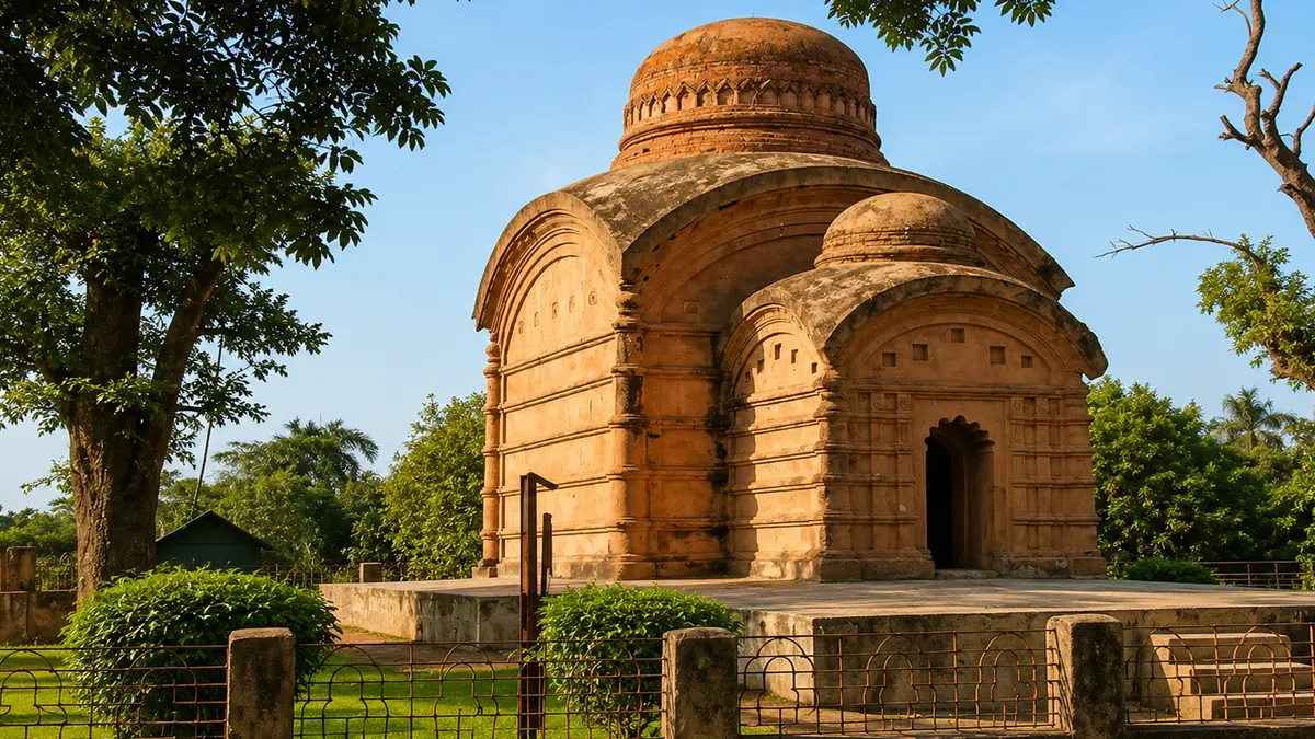 Ancient Madan Kamdev Temple archaeological monument in Assam