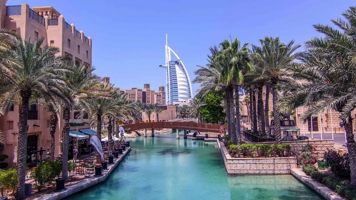 Madinat Jumeirah with Burj Al Arab